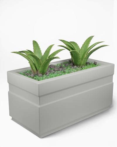 FOXB by YUCCABE ITALIA GT 24 INCH Rectangle Pots for Plants Highly ...