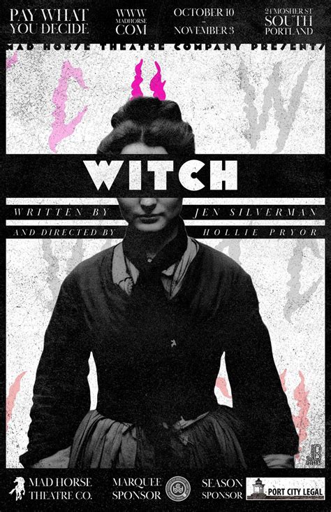 Mad Horse Theatre Presents: WITCH by Jen Silverman, 24 Mosher St, South ...