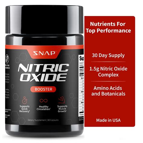 Pure Flow Nitric Oxide Booster by Snap Supplements - Health Pills, Pre ...