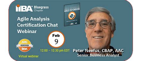 Agile Analysis Certification Chat with Peter Neefus, CBAP, AAC ...