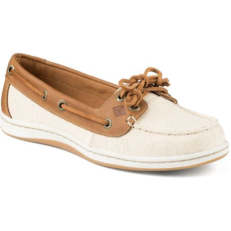 Women's Firefish Canvas Boat Shoe in Natural Tan by Sperry | Canvas ...