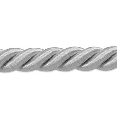 Expo International Rebekah Twisted Cord Trim, 20 yd/1/4, Light Gray ...