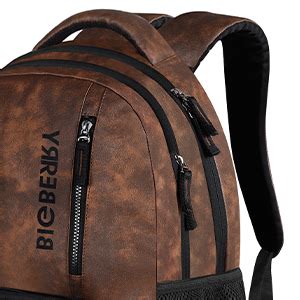 BIGBERRY Newage Rodeo Faux Leather Leatherite Laptop Backpack 28 Litres ...