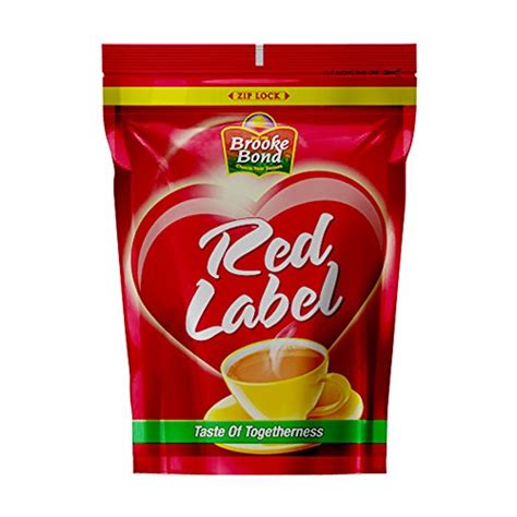 Buy Brooke Bond Red Label Tea, Blend Of Tea Rich In y Flavonoids, Makes ...