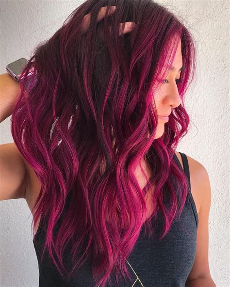 Pin by Nichol Parenti on Hair | Magenta hair, Hair color auburn, Hair ...