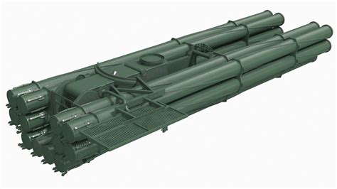 Heavy Multiple Rocket Launcher 3D Model $79 - .3ds .blend .c4d .fbx ...