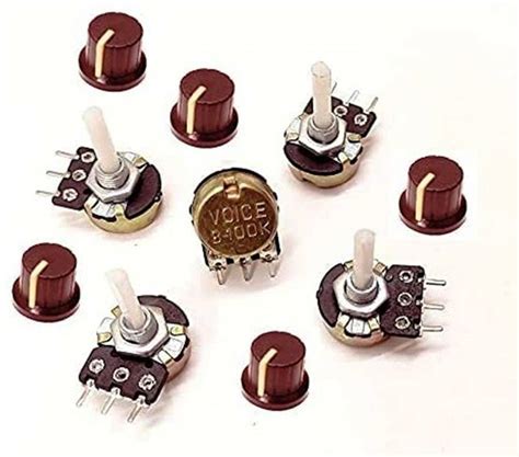 ERH India 100k Volume Control Variable Resistor Potentiometer 100k ...