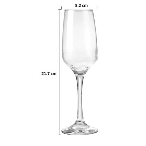 Uniglass Champagne Flute Glass (king) - 220ml - 6 pcs – Happyware ...