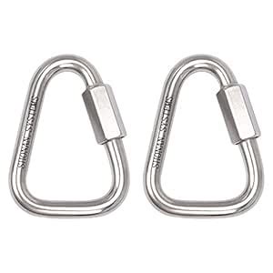 SHONAN 2.9 Inch Delta Quick Link Large Stainless Steel Triangle Quick ...