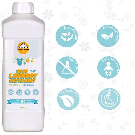 Buy TIFFY & TOFFEE BABY LAUNDRY DETERGENT 1000 ML WITH SUPER SAVER PACK ...