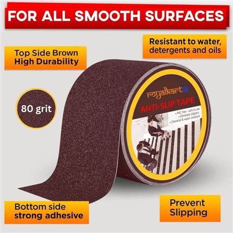 Anti-Slip Black Fall Resistant Tape - Royalkart
