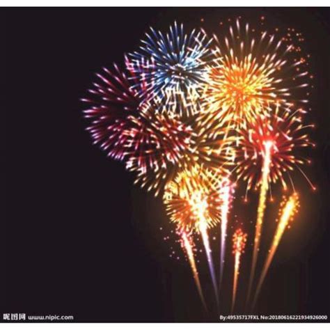 新年烟花背景图片素材-正版创意图片500772014-摄图网