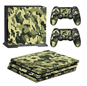 Buy Fox Micro®PS4 Pro Console Camo Army Skin Decal Vinal Sticker & 2 ...