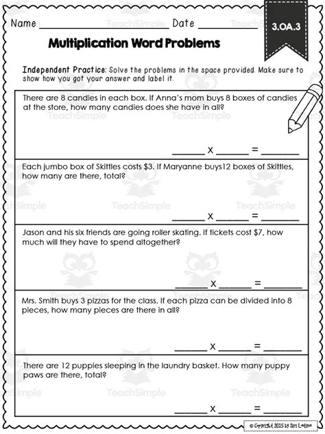 Image result for Word Problems How Multiplication