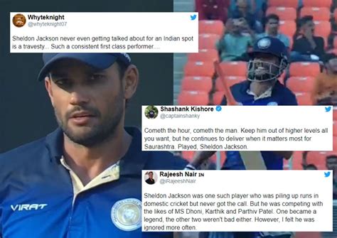 "This guy deserves RESPECT" - Fans react as Sheldon Jackson tons up to ...