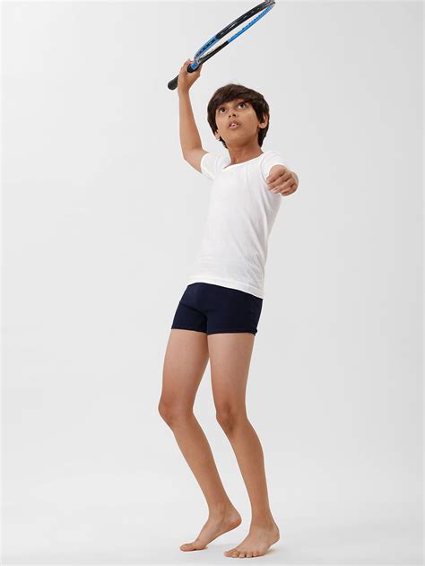 Ramraj Boys Combed Cotton White Vest RNS Sukra (Pack of 4)