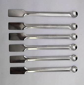 Laboratory Spatula 6 inches Stainless Steel One side is spatula type ...