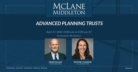 Advanced Planning Trusts - McLane Middleton