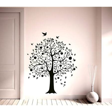 Decals Design 'Tree with Birds' Wall Sticker (PVC Vinyl, 70 cm x 50 cm ...
