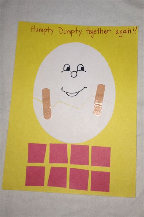 Humpty dumpty craft activity – Artofit