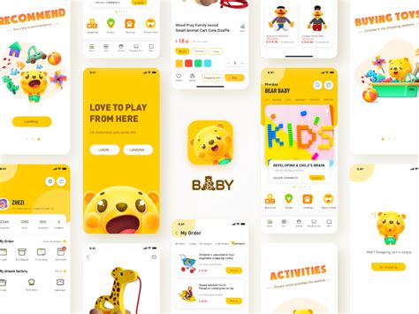 Interface Collection | Kids app design, Baby apps, Mobile app design