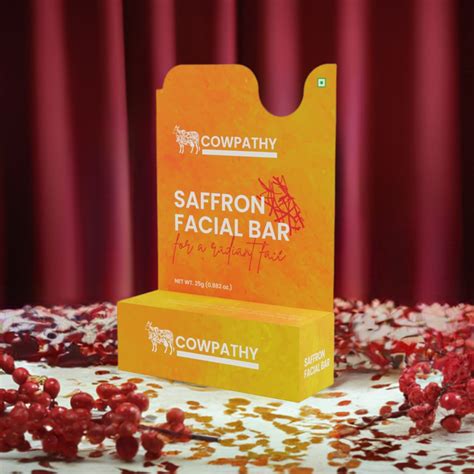 Soap for Face: Cowpathy Saffron Facial Bar Soap 25 GM – Namah Sanskaram ...