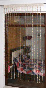 BK HOMZ 213 cm (7 ft) Blends Transparent Door Curtain Single Curtain ...
