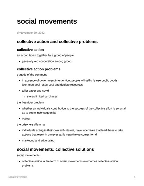 Social movements - McQueen - social movements collective action and ...