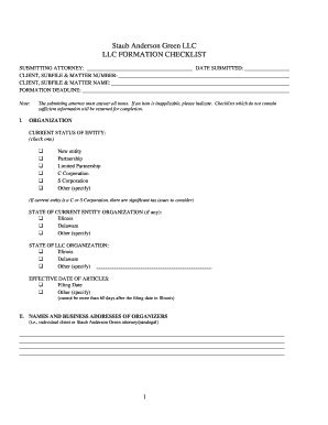 LLC Checklist 的图像结果