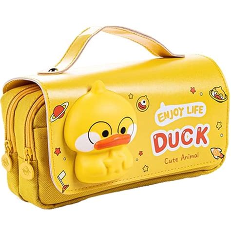 Buy FineMoe Pencil Pouch - Cute Pencil Case with Decompression Toy ...