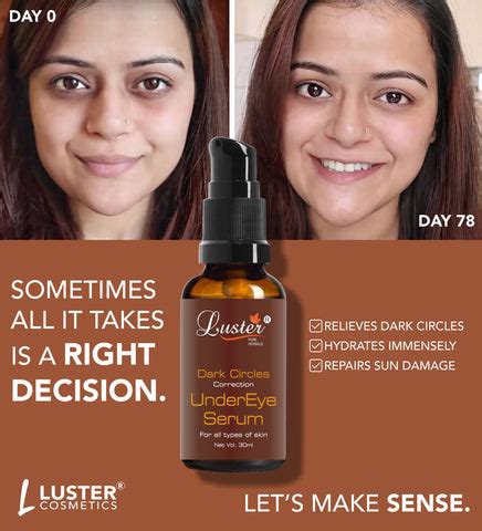 Luster Dark Circles Correction Under Eye Serum - 30ml – Luster Cosmetics