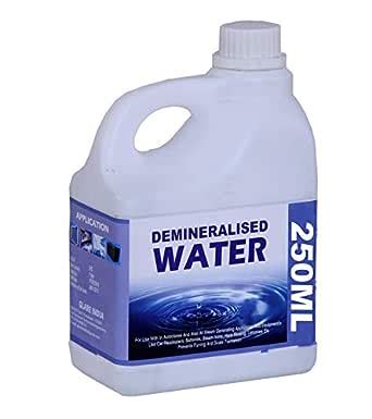 Glare india De mineralised and Deionized 250 ml Water for Laboratory ...
