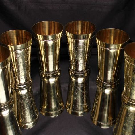 Hand-Engraved Patiala Glass | Traditional Indian Drinkware Crafted with ...