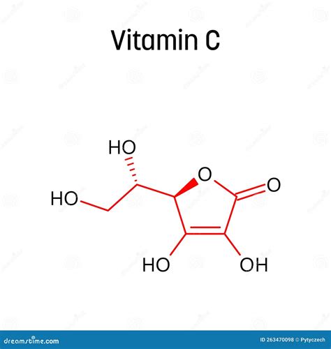 Structure Of Vitamin C