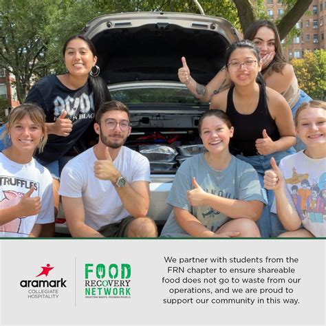 We are proud to partner with Food Recovery Network (FRN) on 30 Aramark ...