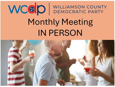 WCDP Calendar - Williamson County Democratic Party