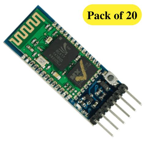 Buy HC-05 Bluetooth Module with with TTL Output (Pack of 20) – Robocraze