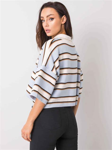 Синя блуза Maya RUE PARIS | Selected-bg.com