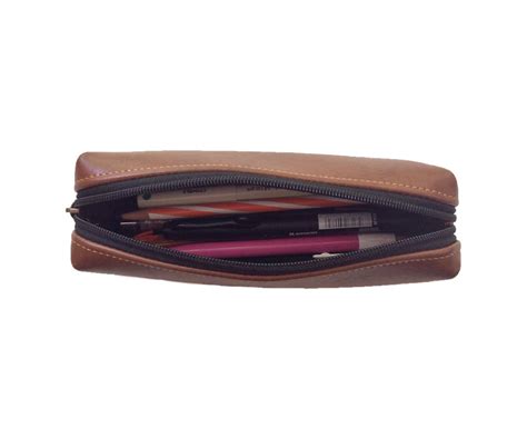 Tan Pencil Pouch – The Junket