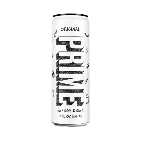 Prime Energy Drink, Non-Sugar, Original with Electrolytes, 12oz Can ...