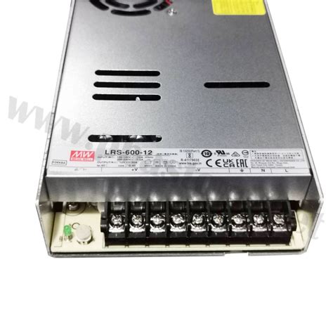 SWITCHING POWER SUPPLY MEAN WELL LRS-600-12 LOW PROFILE 12V 600W 50A ...