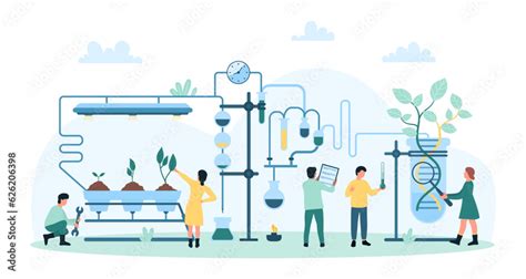 Biotechnology Lab Experiment Cartoon Image 的图像结果