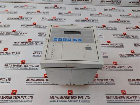 ABB Rem 610 Motor Protection Relay 50/60hz – Aeliya Marine Tech
