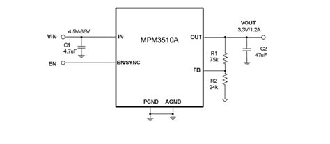 MPM3510A Synchronous Step-Down Converters - MPS | Mouser