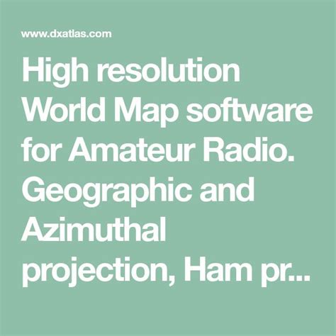 Image result for Ham Radio World Map High Resolution