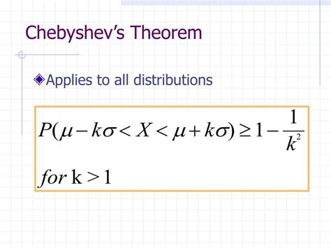 Image result for Chebyshevs Theorem Explained
