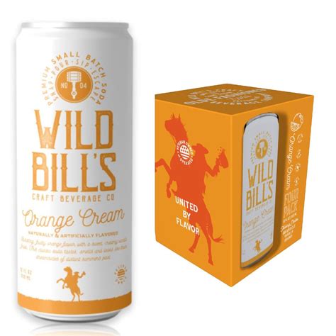 Amazon.com : Wild Bill's Orange Cream Soda Classic Craft Soda Pop Soft ...