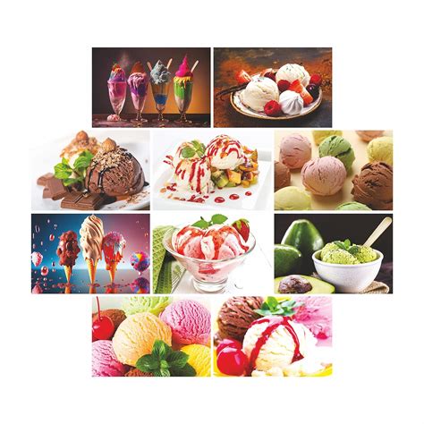 Anne Print Solutions® Chocolate Ice Cream Wall Posters Extra Large Size ...