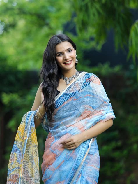 Blue Orange Marble Pure Kota doria saree – Jaipur Tex
