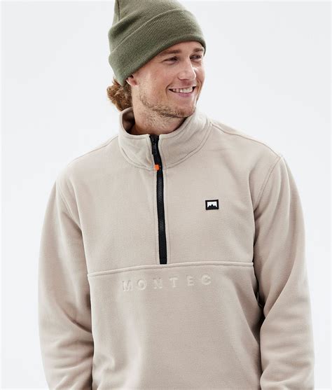 Montec Echo Men's Fleece Sweater Sand | Montecwear.com